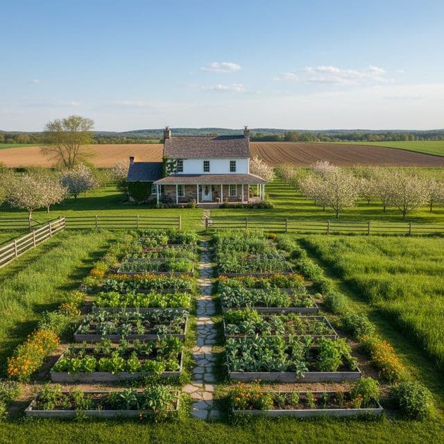 Permaculture zones 0-5: homestead design for USDA Zone 6