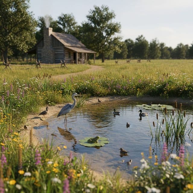 Build Wildlife Water Features: Shelves, Beach Edges & Harvesting