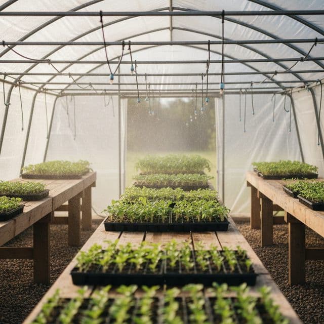 Low-Cost Propagation: Benches, Hoop House & Mist Bed for Zone 6