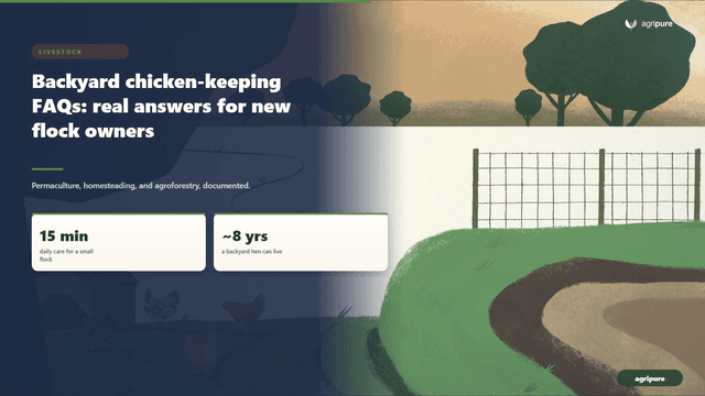 Backyard chicken-keeping FAQs: real answers for new flock owners