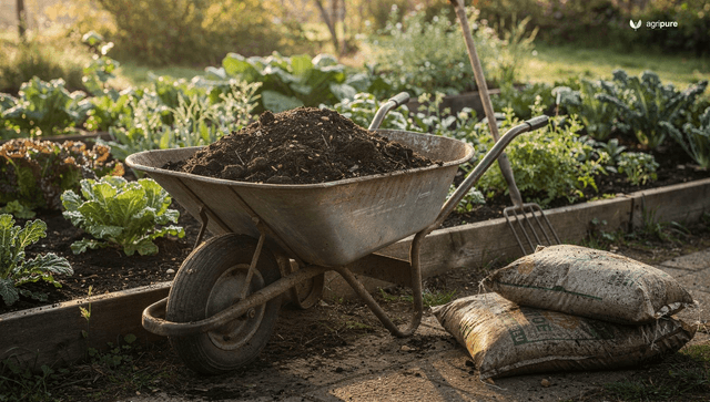 Organic gardening fertilizer: feed the soil, not the plant