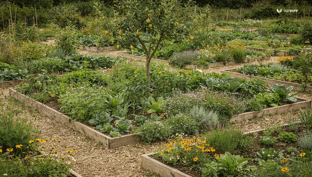 Permaculture gardening: no-dig beds, guilds, and zones