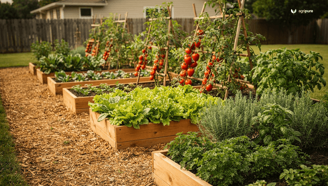 Raised bed gardening: how deep to build and what to fill it with
