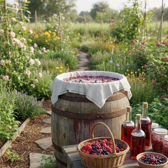 Homemade Fruit Vinegar: Preserve Berry Gluts in USDA Zone 6