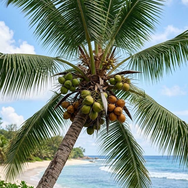 Coconut palm (Cocos nucifera)