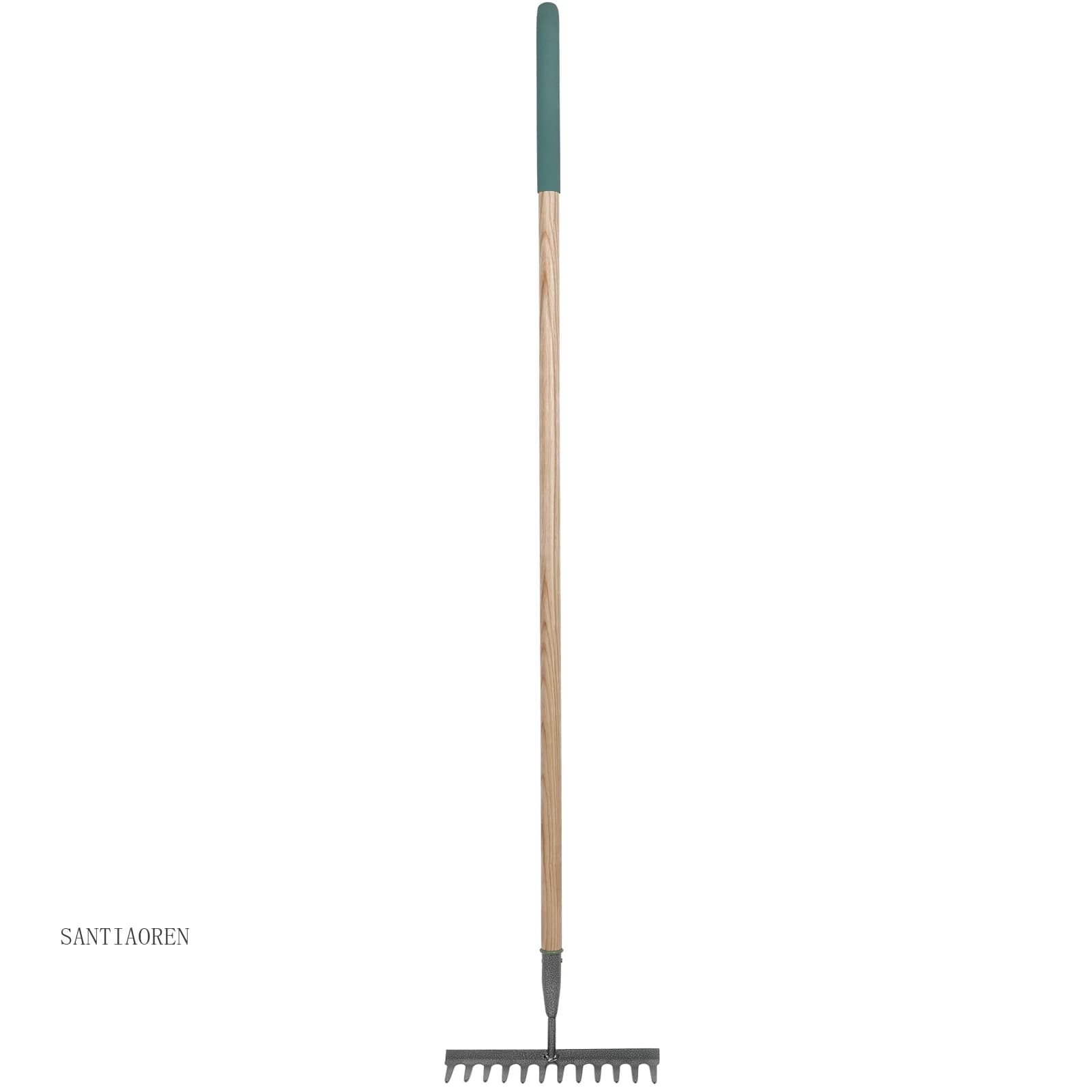 Wooden-Handle Garden Fork & Lawn Rake