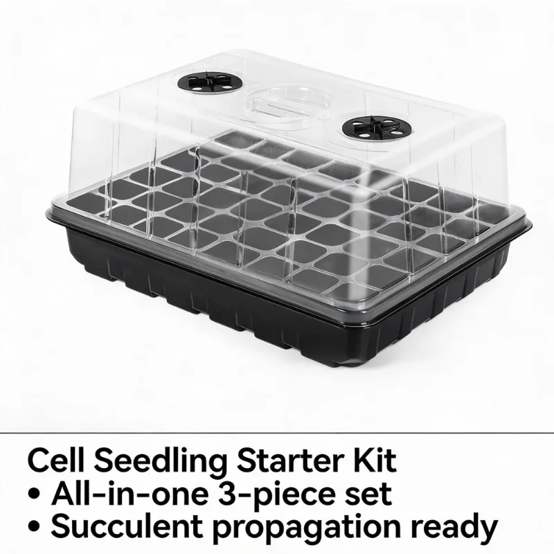 24-Cell Seedling Propagation Tray with Dome