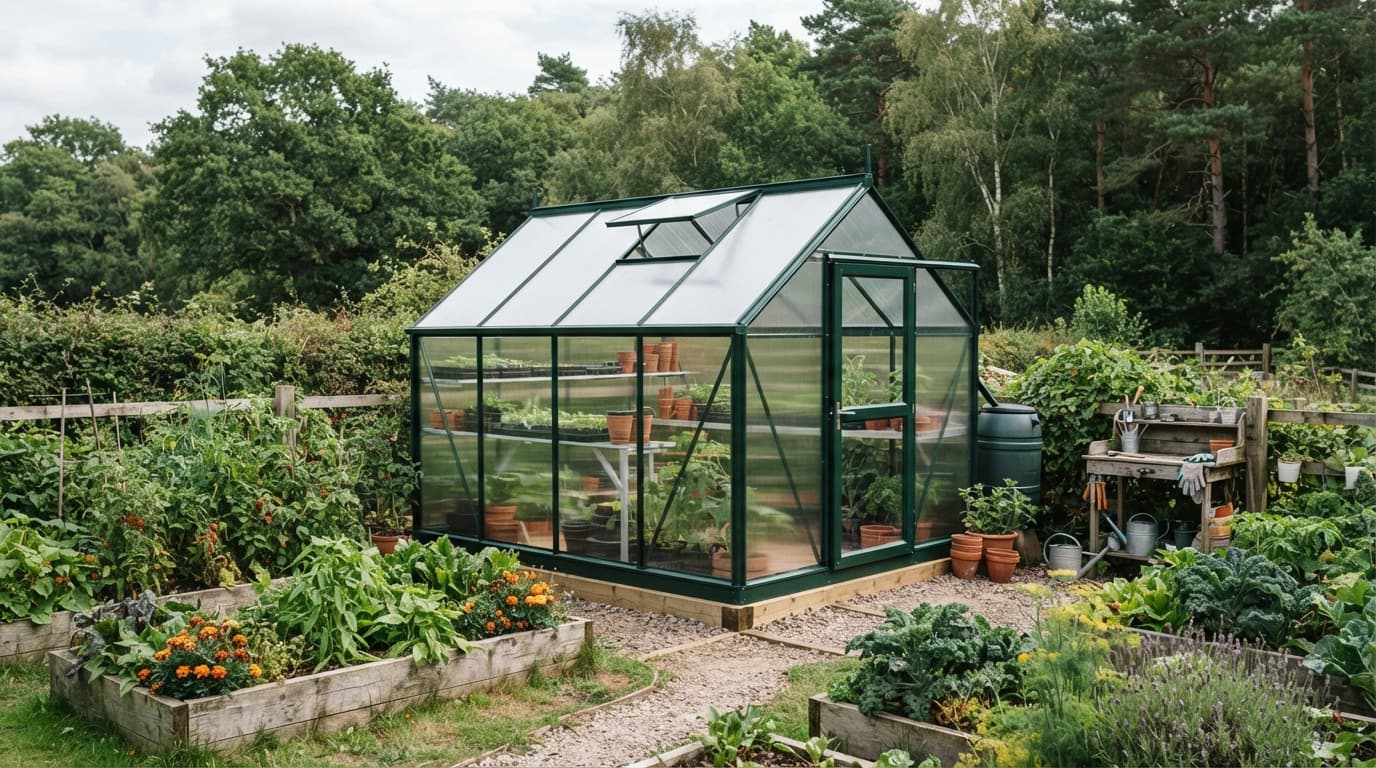Greenhouse kits and what they cost: polycarbonate vs glass, kit vs DIY